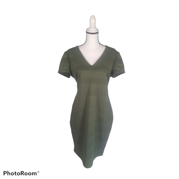 Bisou Bisou fitted short sleeve dress sz 16 - Picture 1 of 7